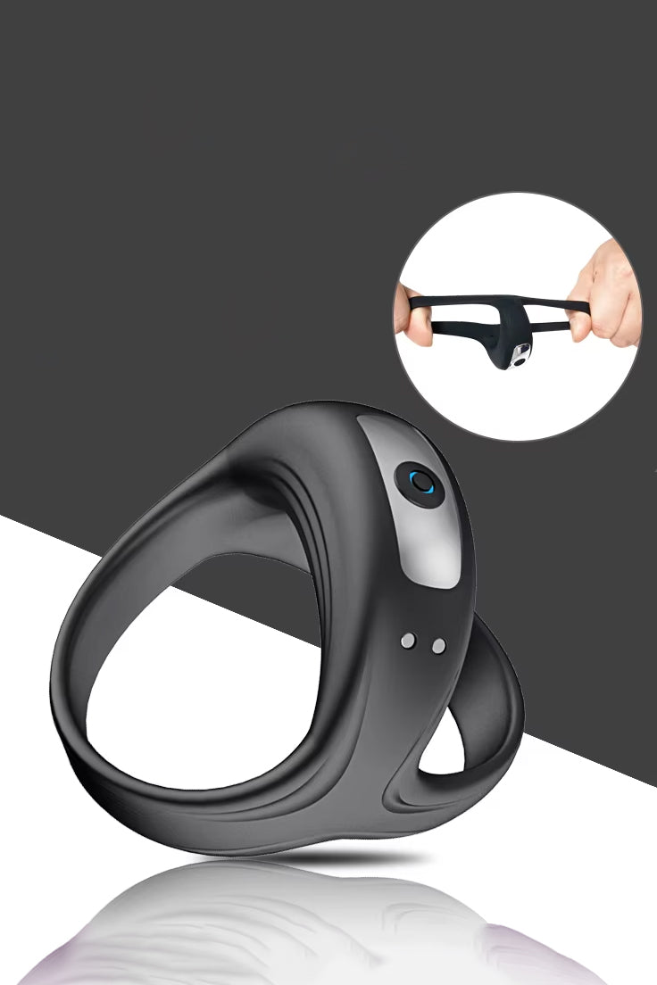 men’s vibrating cock ring with 10 vibration modes