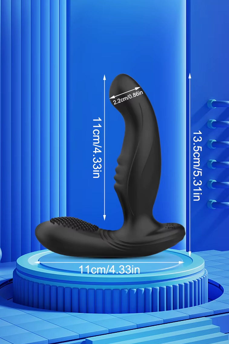 powerful vibrating prostate massager moving wiggle tip silicone UK