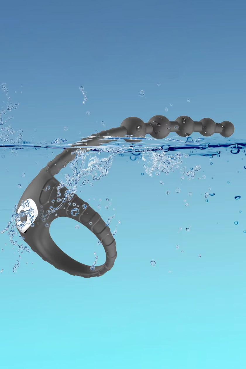 prostate massager cock ring wireless remote rechargeable waterproof toy