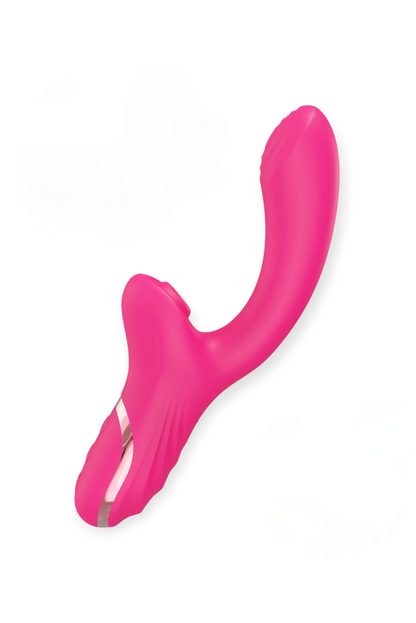 rechargeable rabbit vibrator with clitoral suction and G spot stimulator