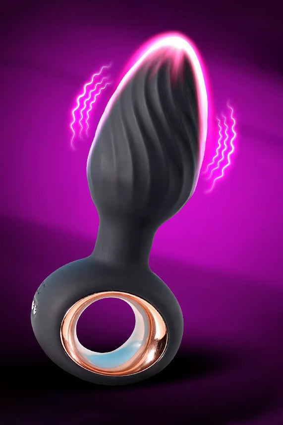 silicone rotating swinging butt plug 