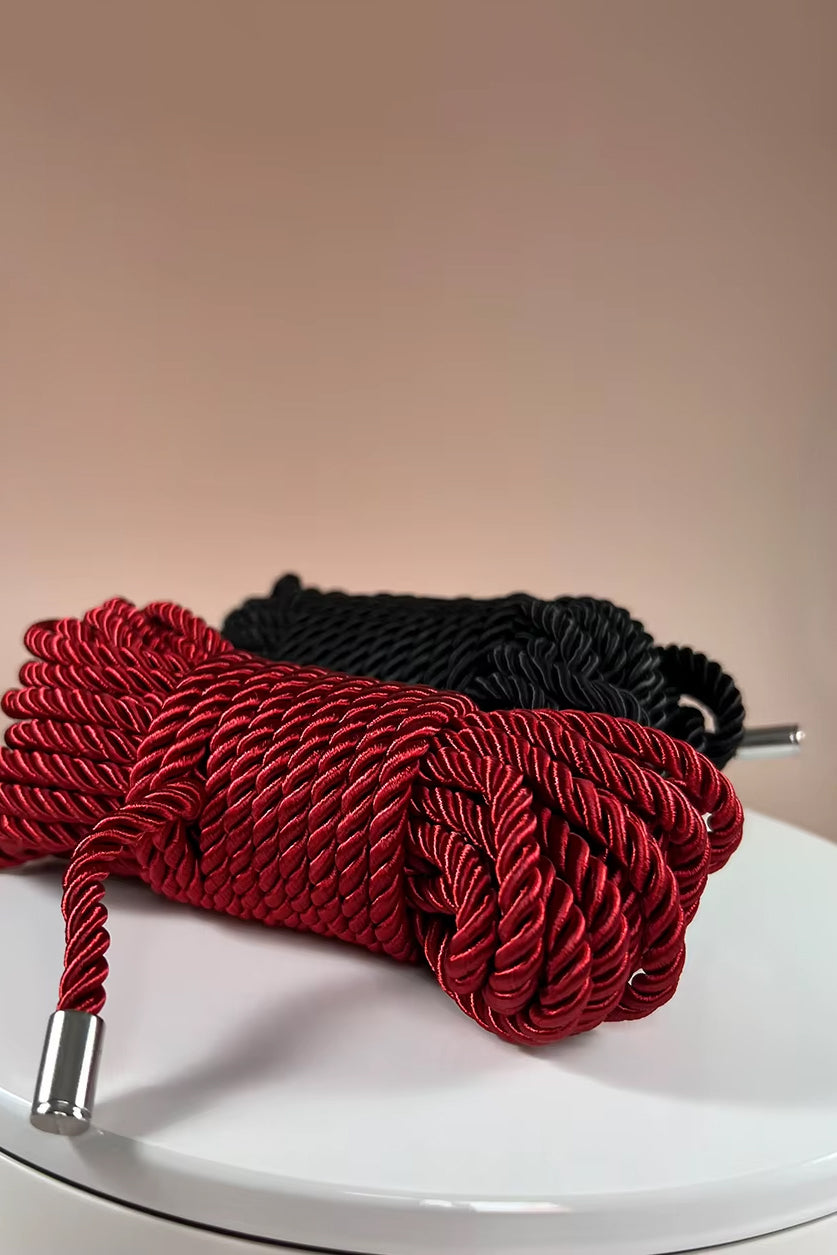 silky bondage rope 10m body safe polyester