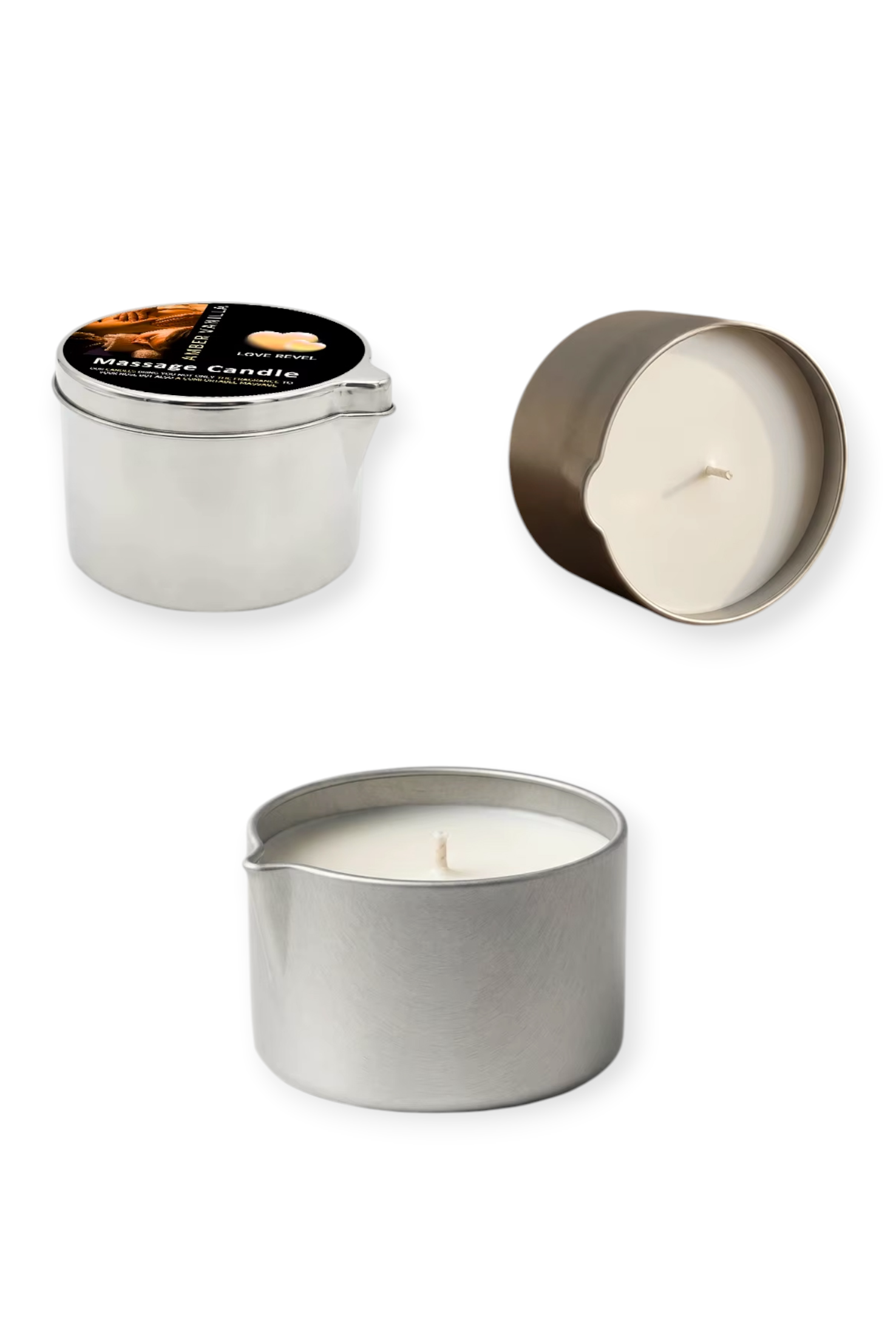 soy wax body massage candle for skin