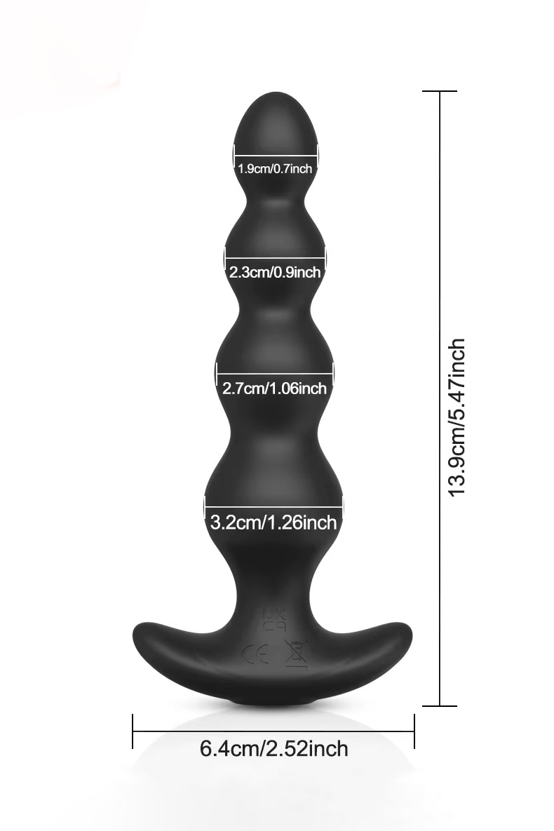 vibrating anal bead toy for deep prostate stimulation men