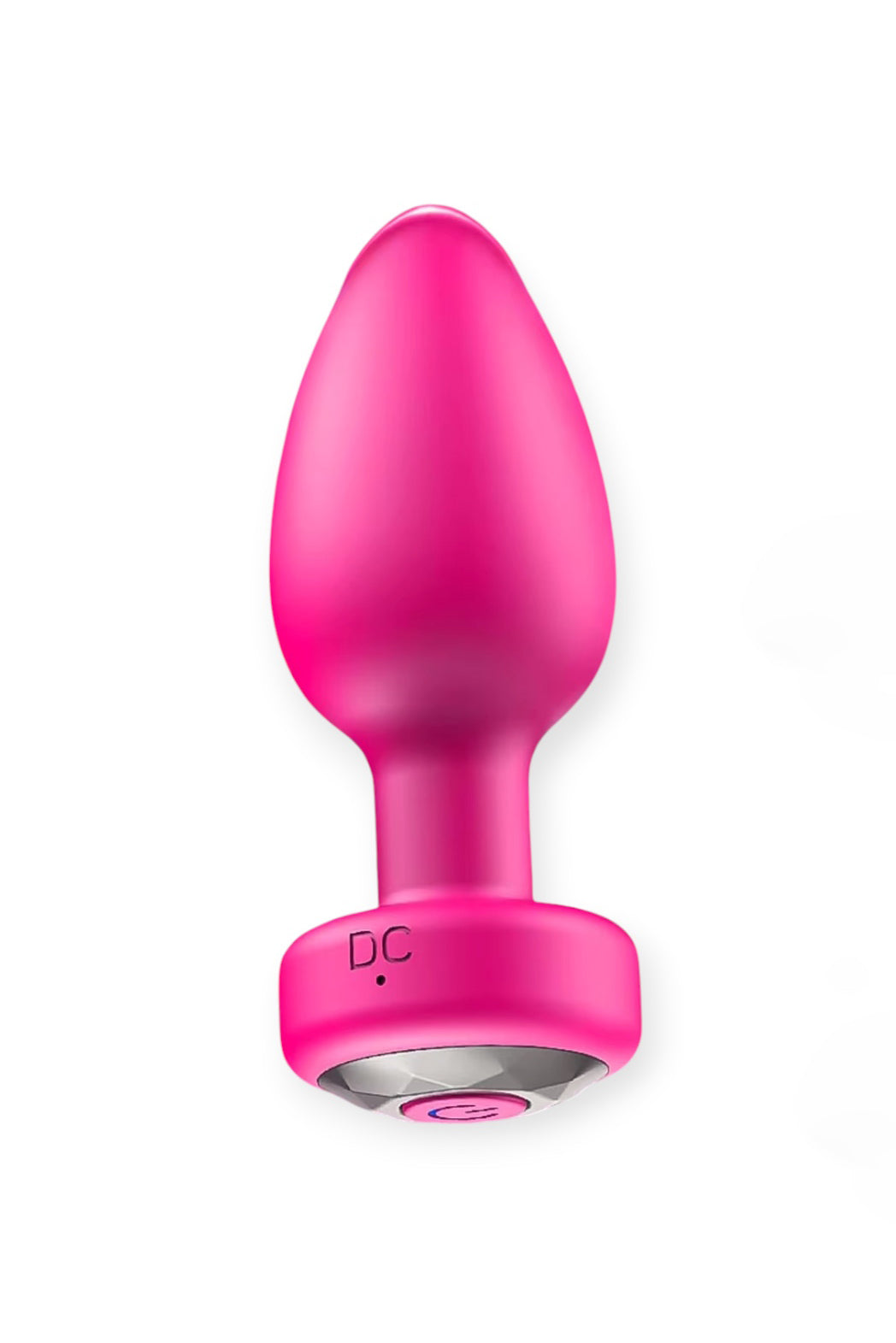 vibrating pink butt plug with 10 modes waterproof silicone design
